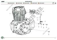 COMPLETE ENGINE for Benelli IMPERIALE 400 (E4) (L9-M0) 2019