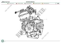COMPLETE ENGINE for Benelli LEONCINO 500 ABS (E4) (L7-L9) 2019