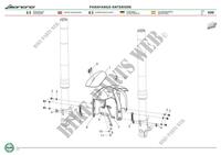 FRONT MUDGUARD for Benelli LEONCINO 500 ABS (E4) (L7-L9) 2017