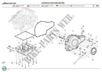 RIGHT ENGINE COVERS for Benelli LEONCINO 500 ABS (E4) (L7-L9) 2017