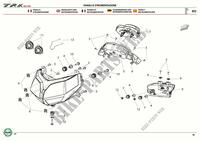 HEADLIGHTS AND INSTRUMENTATION for Benelli TRK 502 (E5) (M1) 2021