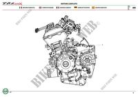 COMPLETE ENGINE for Benelli TRK 502 X (E4) (L8-M0) 2018