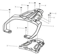 REAR HANDLE KIT TRK BENELLI-Benelli