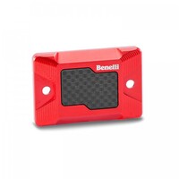 RED ANODISED ERGAL FRONT BRAKE MASTER CYLINDER COVER FOR TORNADO NAKED T 125 BENELLI-Benelli
