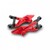 PAIR OF RED ANODISED ERGAL REAR FOOTRESTS FOR TORNADO NAKED T 125 BENELLI-Benelli
